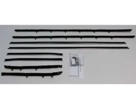 AMD Inner & Outer Window Felts - 8pcs Chevrolet | Pontiac w/ Deluxe Interior 1968-1969