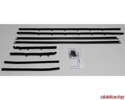 AMD Inner & Outer Window Felts - 8pcs Chevrolet Camaro Convertible w/ Standard Interior 1968-1969 - R-CA173A