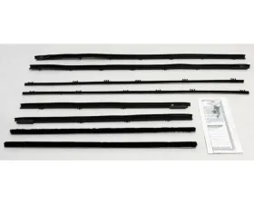 AMD Inner & Outer Window Felts - 8pcs Chevrolet Chevelle | Malibu Coupe 1965