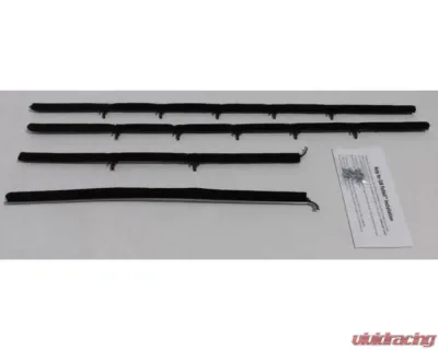 AMD Outer Window Felts - 4pcs Chevrolet Chevelle | Malibu Coupe 1966-1967 - R-CH177A