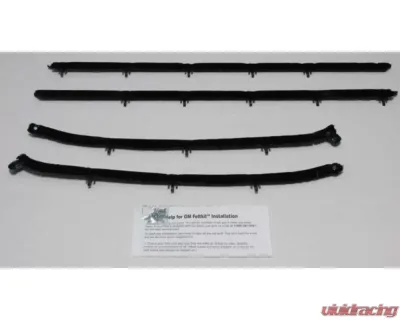 AMD Outer Window Felts - 4pcs Chevrolet Chevelle | Malibu Coupe 1968 - R-CH179A