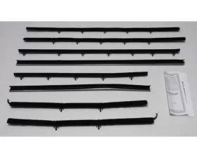 AMD Inner & Outer Window Felts - 8pcs Chevrolet Chevelle | Malibu Coupe 1966-1967