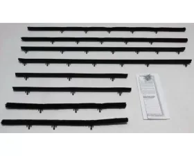 AMD Inner & Outer Window Felts - 8pcs Chevrolet Chevelle | Malibu Convertible 1966-1967