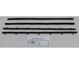 AMD Inner & Outer Window Felts - 4pcs Chevrolet El Camino 1966-1967