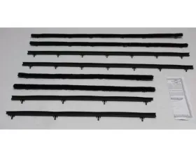 AMD Inner & Outer Window Felts - 8pcs Chevrolet Chevelle | Malibu 2DR Sedan 1966-1967