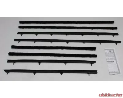 AMD Inner & Outer Window Felts - 8pcs Chevrolet Chevelle | Malibu 2DR Sedan 1966-1967 - R-CH188A