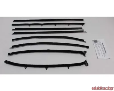 AMD Inner & Outer Window Felts - 8pcs Chevrolet Chevelle | Impala Coupe 1968 - R-CH190A