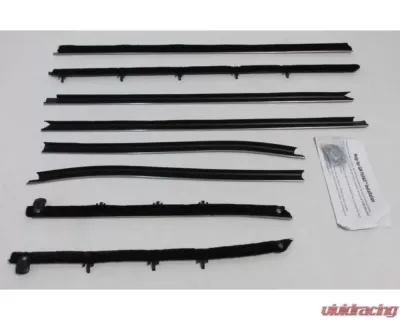 AMD Inner & Outer Window Felts - 8pcs Chevrolet Chevelle | Malibu Convertible 1968 - R-CH191A