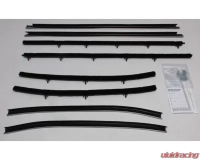 AMD Inner & Outer Window Felts - 8pcs Chevrolet Chevelle | Malibu 2DR Sedan 1968 - R-CH193A