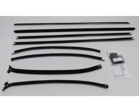 AMD Inner & Outer Window Felts - 8pcs Chevrolet Chevelle | Malibu Coupe 1969