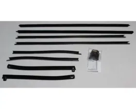 AMD Inner & Outer Window Felts - 8pcs Chevrolet Chevelle | Malibu Convertible 1969