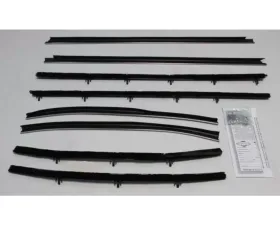 AMD Inner & Outer Window Felts - 8pcs Chevrolet Chevelle | Malibu 2DR Sedan 1969