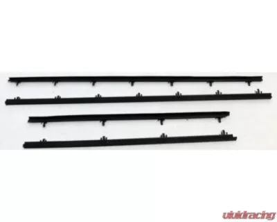 AMD Outer Window Felts - 4pcs Chevrolet Chevelle | Malibu 2DR Sedan 1966-1967 - R-CH209A