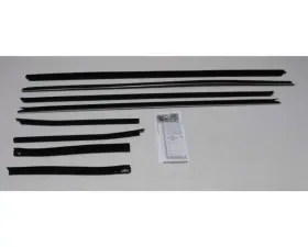 AMD Inner & Outer Window Felts - 8pcs Chevrolet Monte Carlo w/o Special Belt Moldings 1970-1972