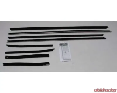 AMD Inner & Outer Window Felts - 8pcs Chevrolet Monte Carlo w/o Special Belt Moldings 1970-1972 - R-MT105A