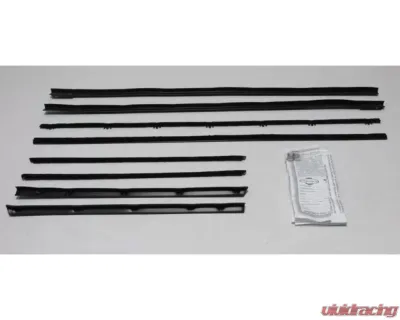 AMD Inner & Outer Window Felts - 8pcs Chevrolet Chevy II Convertible 1962-1965 - R-N114A