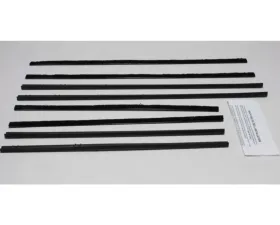 AMD Inner & Outer Window Felts - 8pcs Chevrolet Chevy II 2DR Sedan 1962-1965