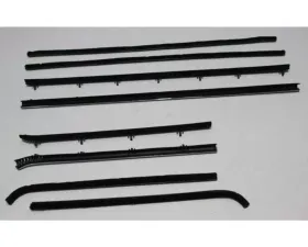 AMD Inner & Outer Window Felts - 8pcs Chevrolet Chevy II Coupe 1966-1967