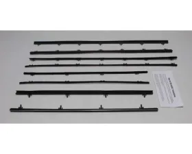 AMD Inner & Outer Window Felts - 8pcs Chevrolet Chevy II 2DR Sedan 1966-1967