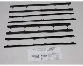 AMD Inner & Outer Window Felts - 8pcs Chevrolet Chevy II 4DR Sedan 1966-1967