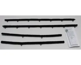 AMD Outer Window Felts - 4pcs Chevrolet Chevy II | Nova 2DR 1968-1972