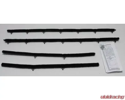 AMD Outer Window Felts - 4pcs Chevrolet Chevy II | Nova 2DR 1968-1972 - R-N180A