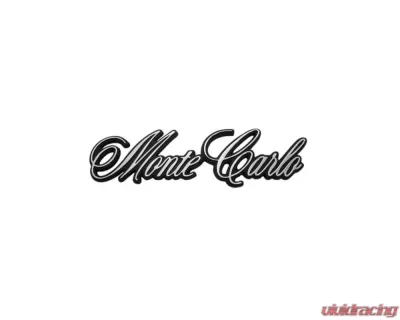 AMD "Monte Carlo" Rear Body Emblem Chevrolet Monte Carlo 1970-1971 - T-1649