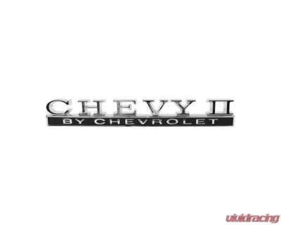 AMD "CHEVY II BY CHEVROLET" Trunk Emblem Chevrolet Chevy II 1968 - T-3070