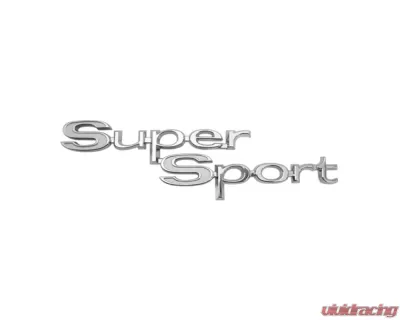 AMD "Super Sport" Quarter Panel Emblems - Pair Chevrolet Chevelle 1967 - T-4352