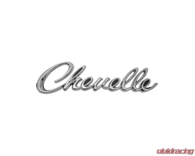 AMD "Chevelle" Script Rear Body Emblem Chevrolet Chevelle 1968 - T-4502