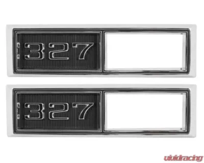 AMD "327" Front Side Marker Bezels - Pair Chevrolet 1968 - T-4521