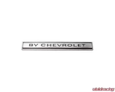 AMD "By Chevrolet" Header Panel Emblem Chevrolet Chevelle 1969 - T-4599