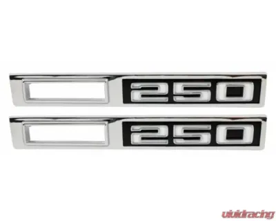 AMD "250" Front Side Marker Bezels - Pair Chevrolet Chevelle 1969 - T-4605