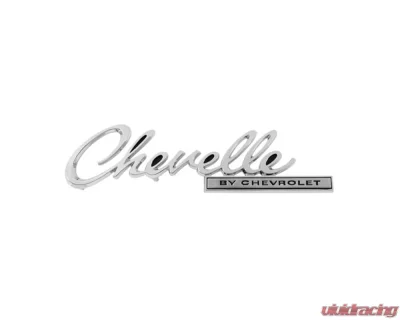 AMD "Chevelle BY CHEVROLET" Trunk Emblem Chevrolet Chevelle 1969 - T-4640