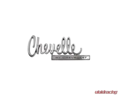 AMD "Chevelle BY CHEVROLET" Trunk Emblem Chevrolet Chevelle 1970 - T-4676