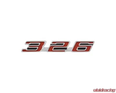 AMD "326" Hood Emblems - Pair Pontiac Firebird 1967 - T-8502