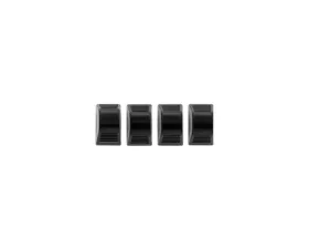 AMD Black Temperature Control Knobs - 4 Piece Set Chevrolet | Pontiac 1958-1974