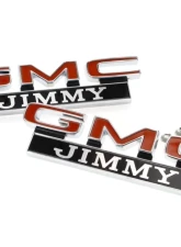 AMD "GMC Jimmy" Front Fender Emblems - Pair GMC Jimmy 1971-1972                                     - T-9835 - Image 2