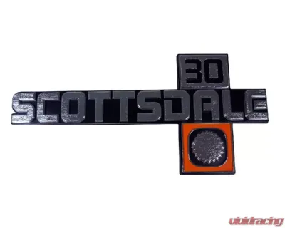 AMD "Scottsdale 30" Fender Emblems - Pair Chevrolet C/K 30 1981-1987 - T-9910