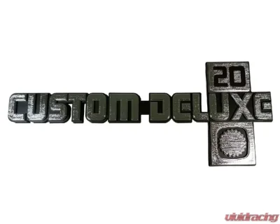 AMD "Custom Deluxe 20" Fender Emblems - Pair Chevrolet C/K 1981-1987 - T-9912