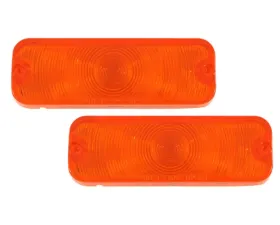 AMD Amber Park Lamp Lenses - Pair Chevrolet Chevelle | El Camino | Malibu 1964