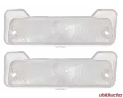 AMD Clear Parking Lamp Lenses - Pair Chevrolet Chevelle | El Camino | Malibu 1966 - T-A4249C