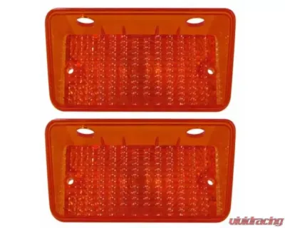 AMD Amber Parking Lamp Lenses - Pair Chevrolet Chevelle | Malibu 1970 - T-A4275