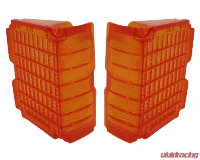AMD Amber Parking Lamp Lenses - Pair Chevrolet Chevelle | Malibu 1972 - T-A4300