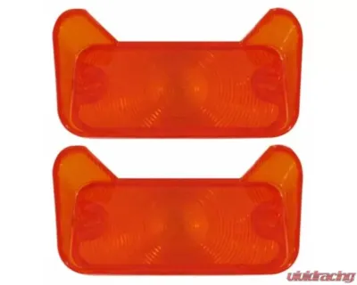 AMD Amber Parking Lamp Lenses - Pair Chevrolet Chevelle | Malibu 1968 - T-A4505