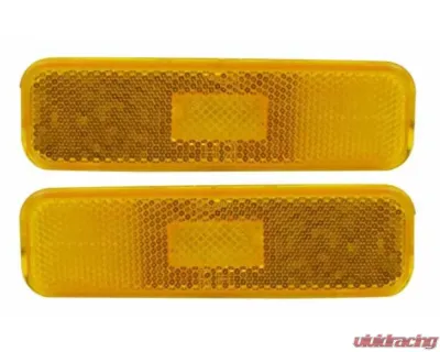 AMD Amber Front Side Marker Lamp Assembly - Pair Chevrolet Camaro 1974-1977 - T-A6740