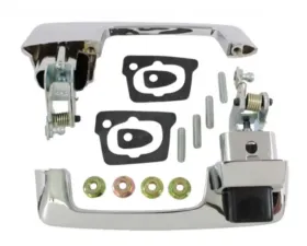AMD Outside Door Handle Assemblies Set w/ Black Buttons Dodge | Plymouth B-Body 1966-1967