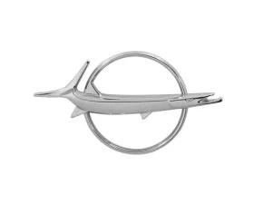 AMD Fish Logo Hood / Trunk Emblem Plymouth Barracuda 1967-1968