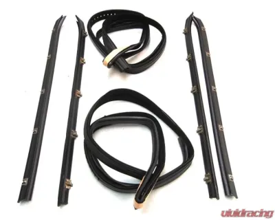 AMD Rear Door Window Channel Kit - Felts/Channels - 6pcs Chevrolet | GMC 1973-1991 - U-KG1009-6