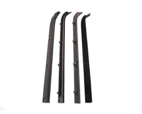 AMD Inner & Outer Rear Door Beltline Window Felts - 4pcs Chevrolet | GMC 1973-1991